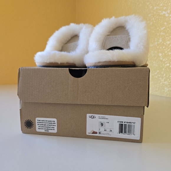 UGG Women's Scuffette II Soft & Cozy Slippers Chestnut, Style # W/1106872 Size 9 - Picture 10 of 12